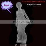 White Marble Naked Music Lady In Stock thumbnail-1