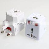 Global Travel Plug Multifunction Converter With a Single USB Port Universal Adapter thumbnail-1