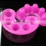 2015 Manicure Tools New Designed Five Fingers Bubble Hand Plastic Bowl for Nail Art thumbnail-3