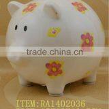 Ceramic Piggy Money Collection Box for Kids Gift thumbnail-1