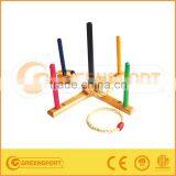 Garden Game 4 Quoits Colorful Wooden Ring Toss Game Ring Toss thumbnail-1