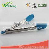 WCK004 Premium Comfort Stainless Steel Locking Kitchen Tongs Food Tong With Silicone Heads, Good Grip thumbnail-3