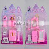 2016 New Fashion Kids Furniture Toy Plastic Castle Play Set thumbnail-2