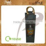 Promotional One Bottle Wine Bag by - Manufactured by Petals Concept thumbnail-1