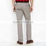 Brushed Fabric Denim Straight Khaki Pants thumbnail-2