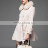 Newest Design Winter Good Quality European Fashion Wear White Coats thumbnail-3
