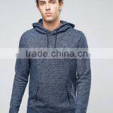 Custom Embroidered Zip Pouch Pocket With Hood Dark Grey Men's 55% Cotton 45% Polyester Casual Autumn Hoodies thumbnail-1