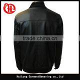 Customized Bomber Style Men pu Leather Jacket for Men thumbnail-2