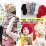 Fashion Computer Knitted Beret Hats in White Majored Producer Factory thumbnail-2