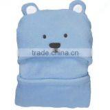 Baby Soft Cotton Terry Hooded Baby Bath Towel,custom Plain New Hooded Towel for Baby thumbnail-4