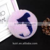 Factory Directly China Supplier Letter Pom Pom Ball Bag Accessory Fox/rabbit Fur Keychain thumbnail-4