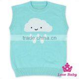 2016 New Arrival Baby Boys Girls Tops Autumn & Winter Warm Sweater Vest Lovely Pink Sweater Vest thumbnail-4