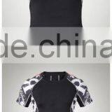 100% Polyester Short Sleeve Mens Slim Fit Bodybuilding Blank T Shirt Fashion Sports Jersey Tee thumbnail-5