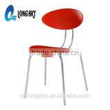 LS-4023 High Quatlity Elegant Modern Designer Plastic Dining Chair Stackable pp Chair Price thumbnail-1