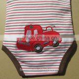 OEM or Stocked 100% Cotton Newborn Infant Baby Romper Coffee Cotton Jumpsuit Pattern thumbnail-5