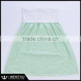 Novelty Fashion Monogrammed Seersucker Swimsuit Cover Up thumbnail-4