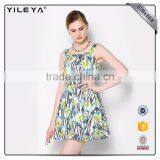 Cute Pattern Floral-Printing Advanced Apparel Dresses thumbnail-2