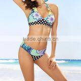 Nylon High Waist Bikini Modest Swimwear 60150 thumbnail-1