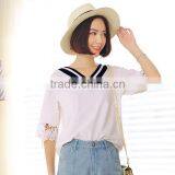 New Fashion Ladies Tops Short Sleeve Modal Women T-shirts thumbnail-1