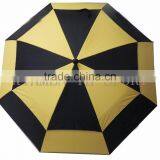 Nylon Single Canopy Auto UV Golf Umbrella thumbnail-1