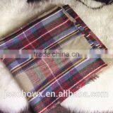 2014 Winter Hot Sale Camel Plaid Scarf thumbnail-6