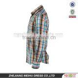 Latest Fashion Men Casual Shirts Plaid Fabric Button up Shirts for Men thumbnail-4