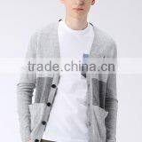 New Popular Knitted Pocket Button Cardigan Young Boys Sweater Design for Men thumbnail-3