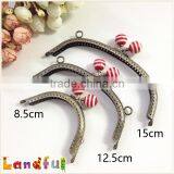 Antique Bronze Yummy Gumball Candy Head DIY Bag Frame Coin Purse Frame thumbnail-5