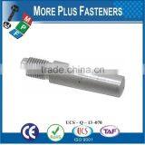 Made in Taiwan Metric Taper Pin Threaded End Steel Taper Pin Externally Threaded Stainless Steel Threaded Taper Pin thumbnail-1