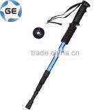 High Quality Rubber Grip 4 Sections Telescopic Trekking Pole Outdoor Walking Alpenstock 6061 Aluminium Alloy Hiking Stick thumbnail-4