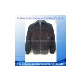 Stock pure cotton mens jacket