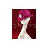 Comfortable breathable womens fedora hat with flower Fascinators