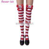 Korean Style Fashion Stripe Long High Tight Stcokings For Women thumbnail-2