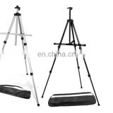 Silver or Black Aluminum alloy Finish Tripod Easel