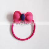 Cute Kids Hot Pink Star Ponytail Hair Band Elastic thumbnail-3