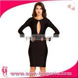 Fashion Long Sleeve Club Bandage Women Sexy Dress thumbnail-4