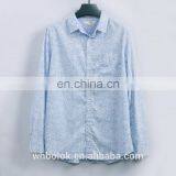 OEM Hawaiian Shirts Mens Cotton Print Design Long Sleeve Shirts thumbnail-1