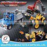 New Product Plastic Toy Construction Vehicle With 2 Model