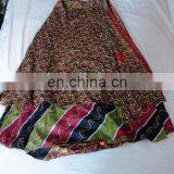 Saree Printed WRAPE ROUND MIX SILK PRINTED LONG SKIRTS thumbnail-6