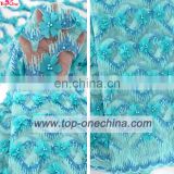 China suppliers 3d lace/3d flower lace fabric/3d tulle lace fabric/3d beads lace/3d bridal lace fabric