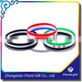 Custom Silicone Wristbands/ Promotional Debossed Slilicone Wristbands thumbnail-1