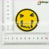 Smile Face Design Yellow Color Fashion Cute Children's Wear Embroidered Patches thumbnail-2