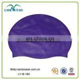 Hot Selling Comfort 100% Silicone Swim Caps for Adults