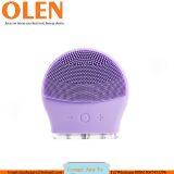 Mini Portable OLEN 2020 Waterproof Sonic Face Cleansing Washing Machine Massage Brush Electric Silicone Facial Cleanser Brush thumbnail-4