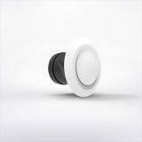 Ventilation Plastic Kitchen Ceiling Air Vent ABS Round Adjustable Air Duct Diffuser Vent Cover Sheet thumbnail-4