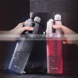 New Items 2020 Sport Gym Hot And Cold Drink Water Spray Frosted Bottles thumbnail-1