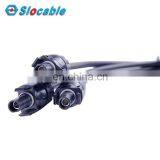 Slocable PV1-F or EN50618 6mm2 and 4mm2 10cm Solar Cable With Solid Copper PV Connector 3to1 Wire Assembly thumbnail-7