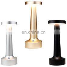 2020 Newest Rechargeable Waterproof Metal LED Desk Lamp With Dimmable