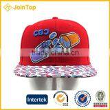 Custom Blank Strap Snap Back Hat thumbnail-1