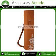 Top Quality Multi Color New Stylish Embroidery Special Design In Drawstring Custom Yoga Mat Bag thumbnail-3